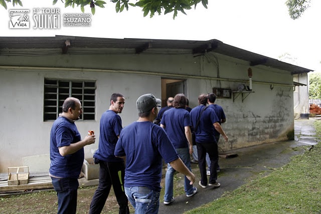 Piscicultura Wada: Entrando nas estufas.