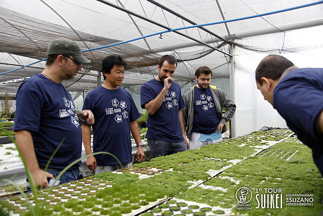 Roberto nos deu uma aula sobre plantas em sua impressionante estufa de plantas.