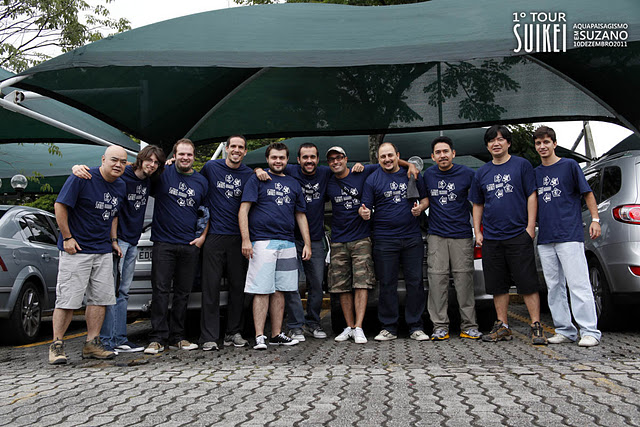 Ponto de encontro na Rodovia dos Trabalhadores.