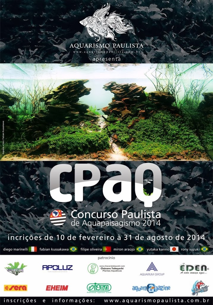 cartaz Concurso Paulista de Aquapaisagismo 2014