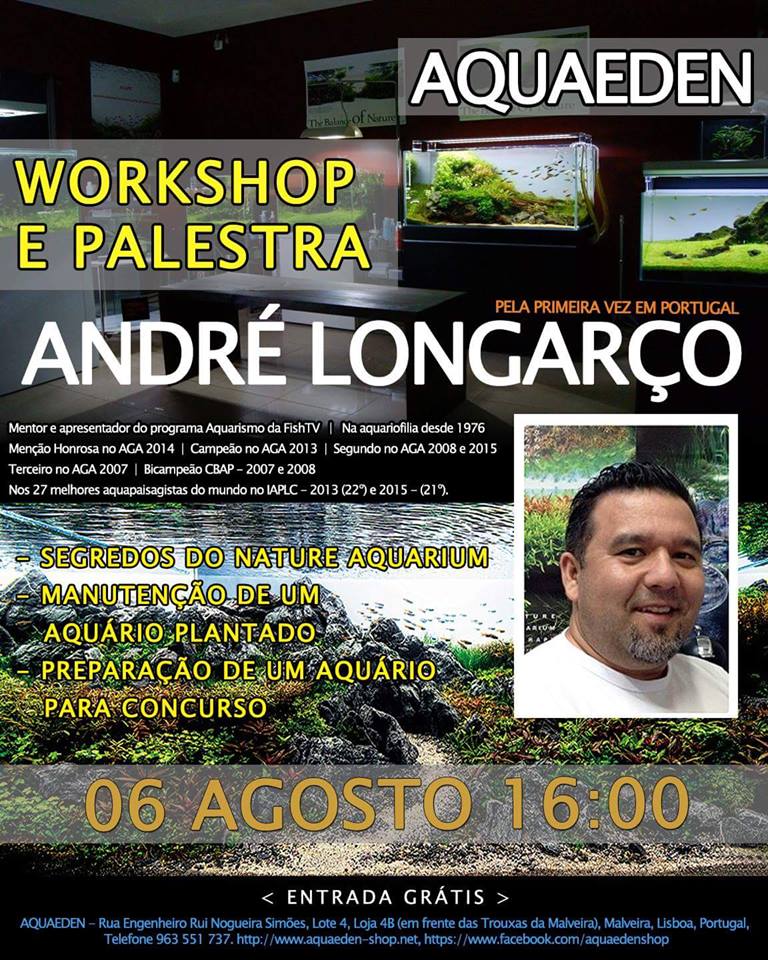 Workshop com André Longarço em Portugal